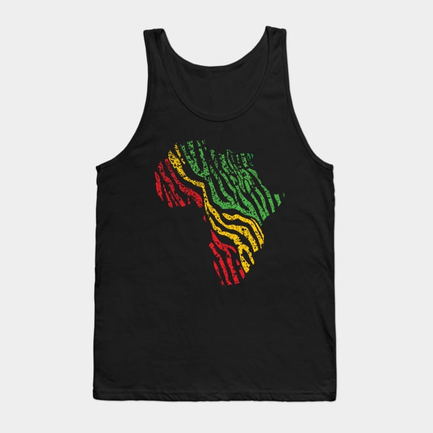 African Reggae Music Tank Top by Inogitna Designs